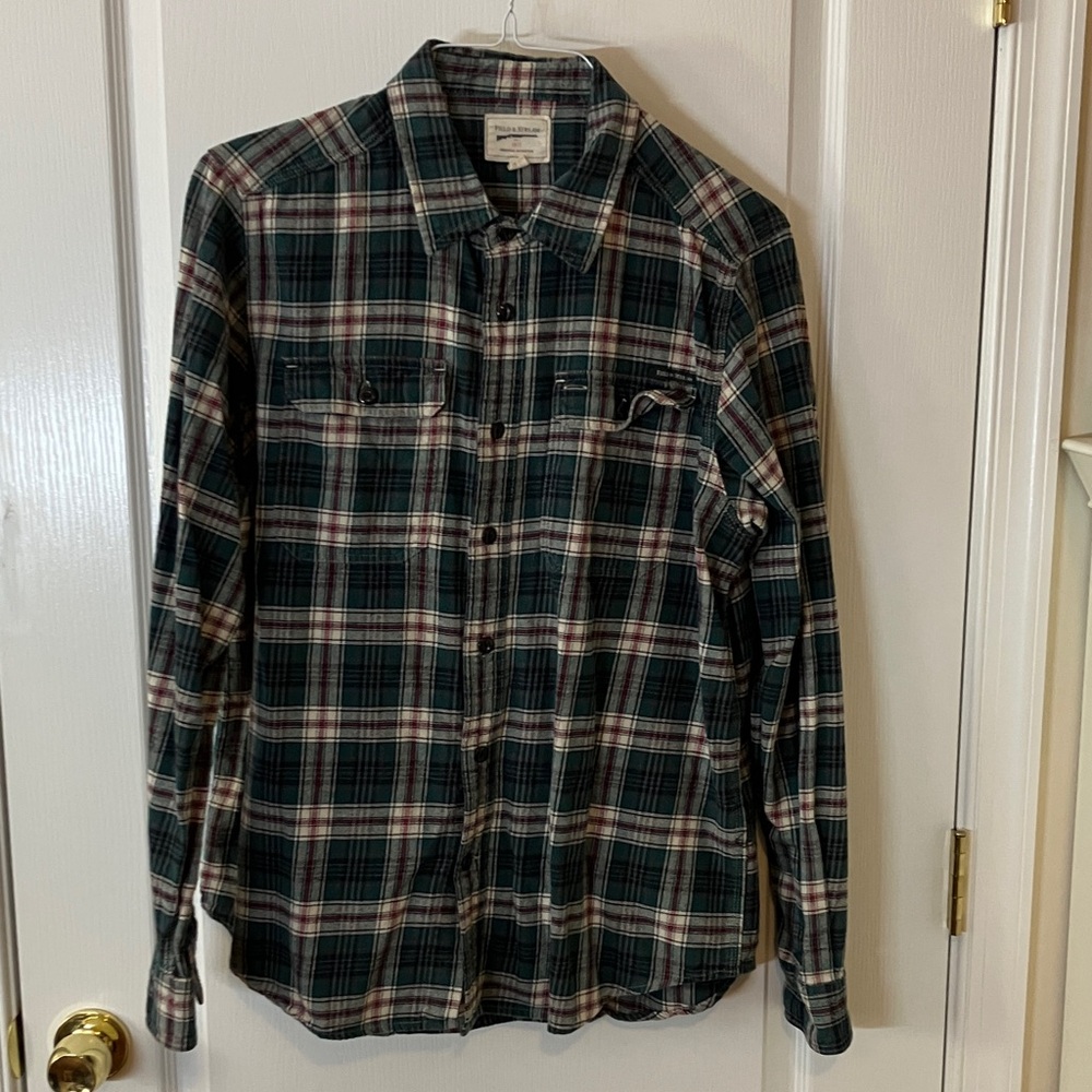 Large field and stream plaid shirt